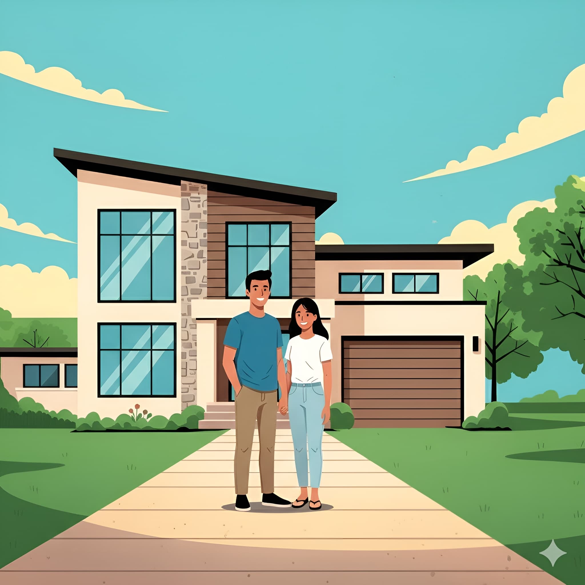 Par som planerar flytt